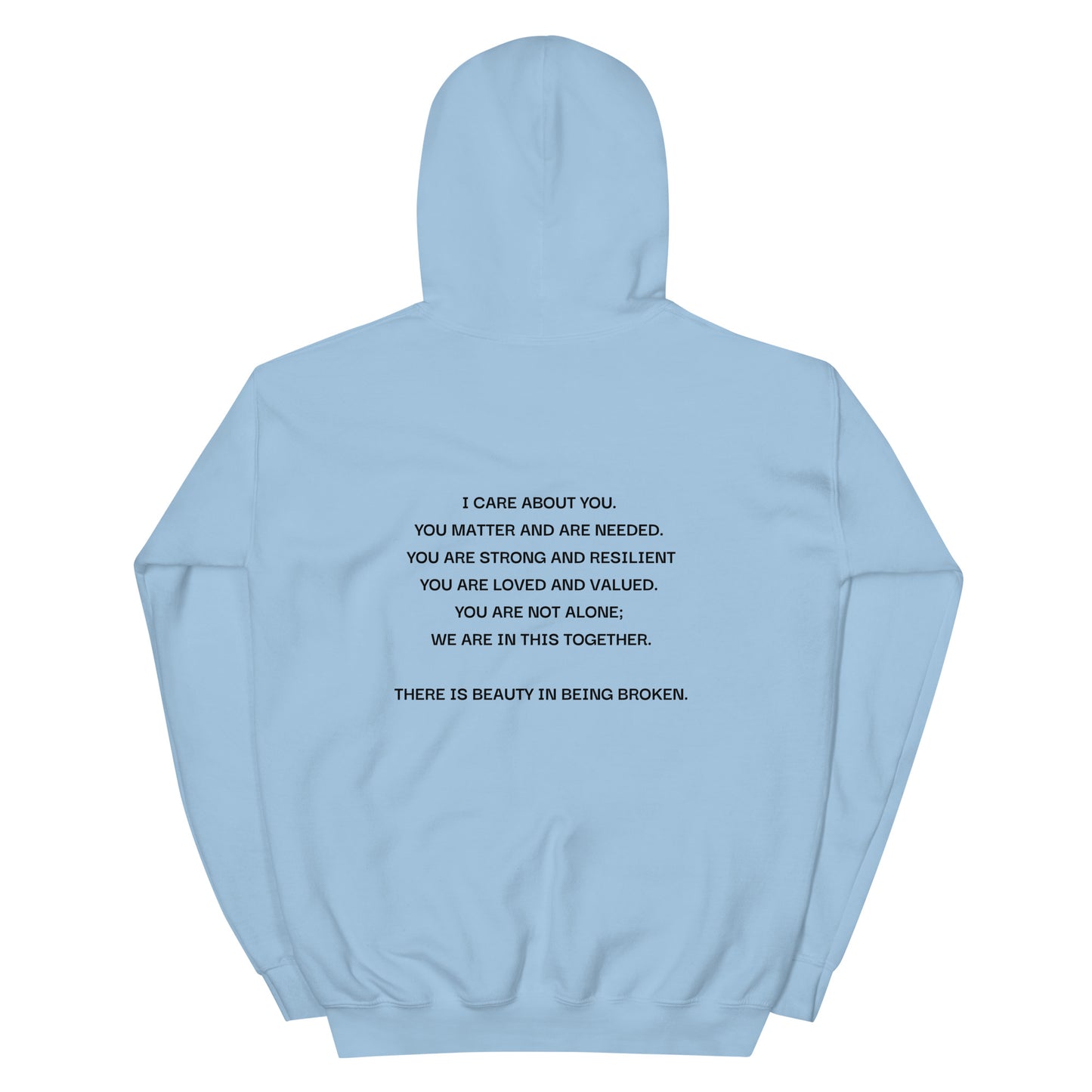 Beauty in Being Broken Signature Hoodie - Black