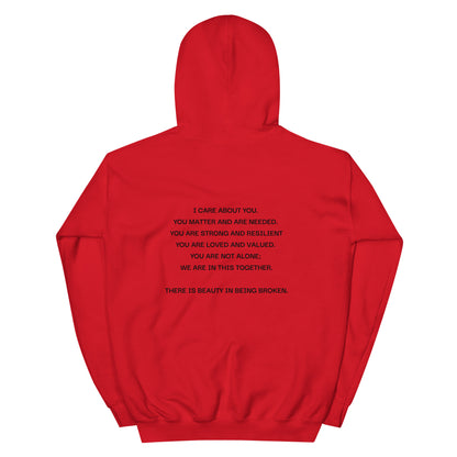 Beauty in Being Broken Signature Hoodie - Black