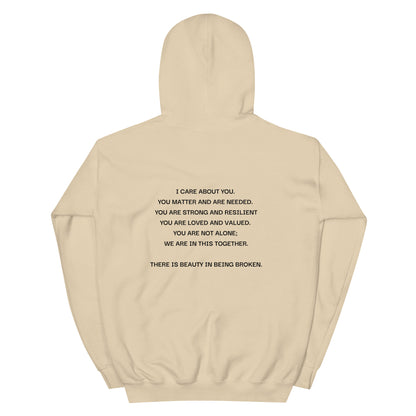 Beauty in Being Broken Signature Hoodie - Black