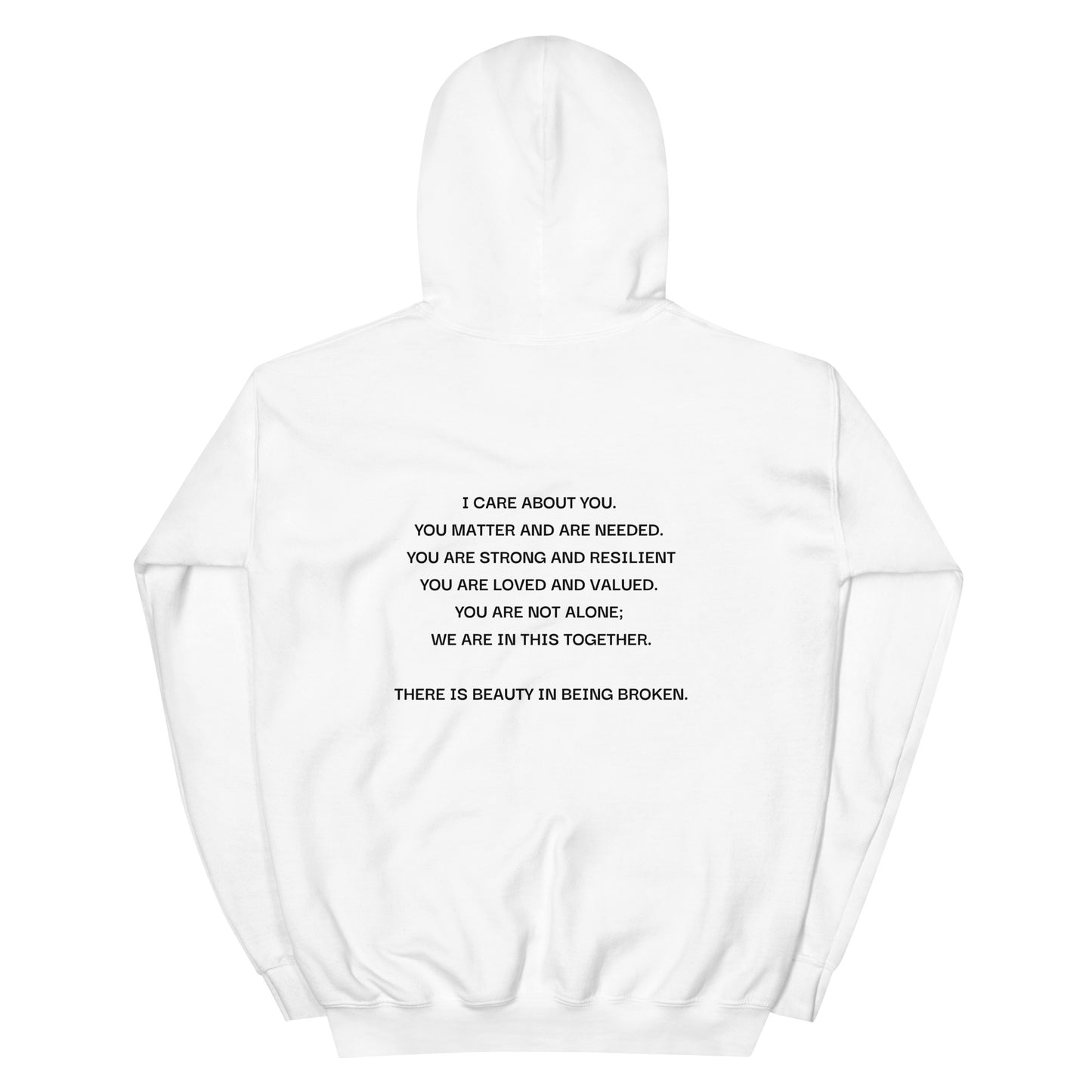 Beauty in Being Broken Signature Hoodie - Black