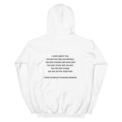 Beauty in Being Broken Signature Hoodie - Black